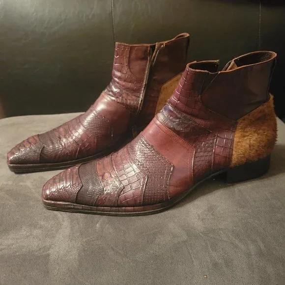 Jo Ghost | Shoes | Jo Ghost Size 45us2 Brown Leather Snake  display picture 1